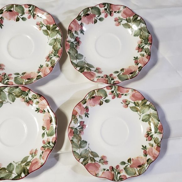 Nikko Precious Fine Tableware Japan Coffee/Tea Cups and Saucers. Set of FOUR - Picture 7 of 9